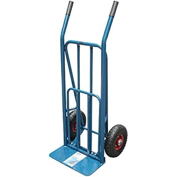 Ferrestock FSKCAR003 Professionell lagertruck tillverkad i stål med dubbel förstärkning, fällbar skopa, upp till 250 kg.