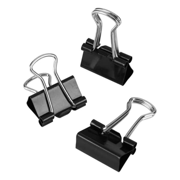 10x Papirclips i Metal - 2.5 cm