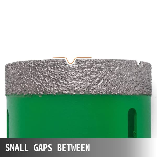 6st diamanthålsågbitssats (20/25/40/45/50/68mm) med 2st 125mm diamantsågblad, för M14 gänga, Hög prestanda, med verktygslåda