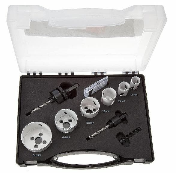 MAKITA BIM ECONOMY HÅLSÅGSSET 6 st. (VVS) 19,22,29,38,44,57mm+2WP+2 ADAPTER