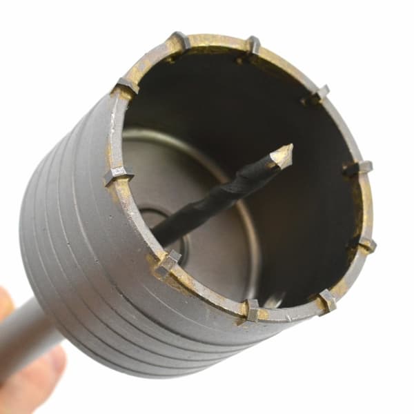 AWTOOLS BETONGKRONSETT FI=65mm + FI=80mm SDS PLUS FÄSTE 350mm
