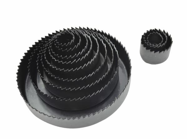 AWTOOLS HÅLSÅGAR FÖR TRÄ / 19-22-28-32-38-44-51-64-76-89-102-127mm / SET MED 16 ELEMENT