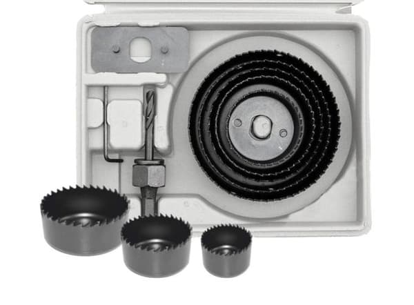 AWTOOLS HULSAVE TIL TRÆ /50-57-67-76-89-102mm / SÆT MED 8 ELEMENTER