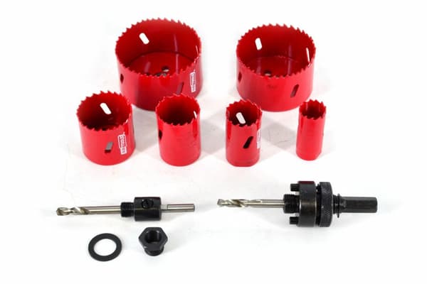 AWTOOLS SET MED BIMETALHÅLSÅGAR 8 st. 22-73 mm