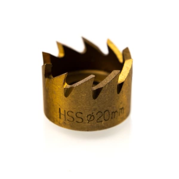 Rosfix Sæt med hulsave til metal, stål, træ, 5 dele (16 mm/18,5 mm/20 mm/25 mm/30 mm)