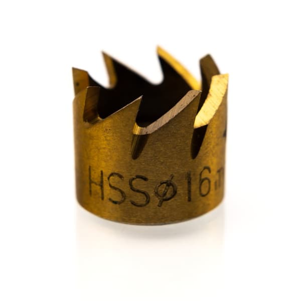 Rosfix Sæt med hulsave til metal, stål, træ, 5 dele (16 mm/18,5 mm/20 mm/25 mm/30 mm)