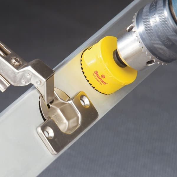 BIMETAL hulsav med 1/4" skaft og Starrett 20mm (25/32"") pilotbor