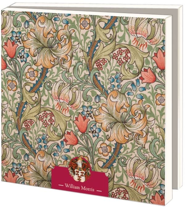 Vykort Dubbla med kuvert William Morris 10-pack Bekking & Blitz