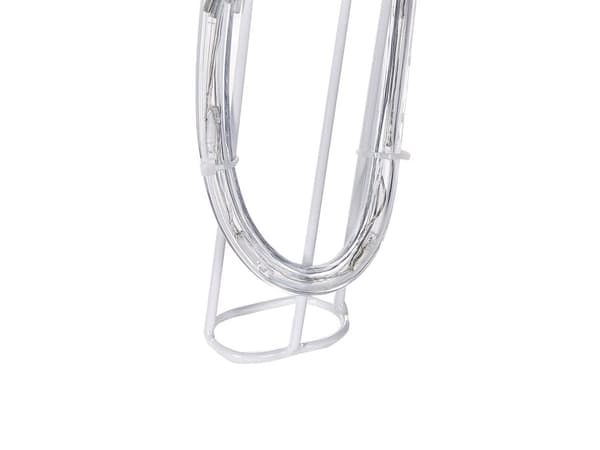 Utomhus LED-dekoration Vit metall 51 x 22 x 94 cm Animerad ren Säsongstillbehör Trädgård Heminredning med ljus