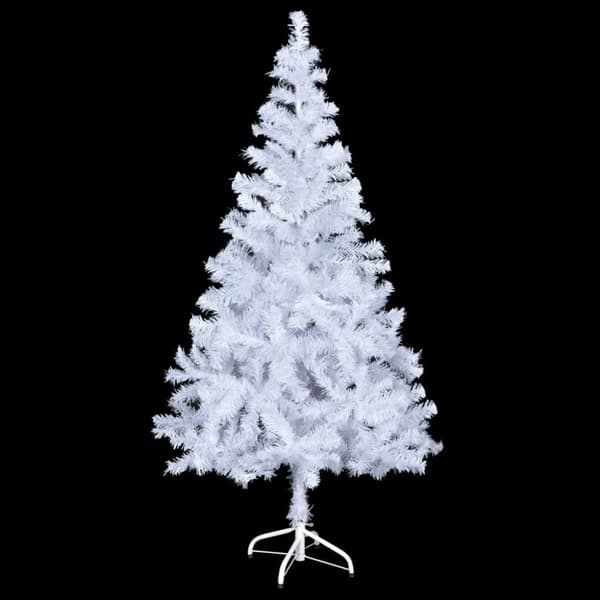 vidaXL Plastgran med fot 150 cm 380 grenar