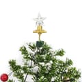 Miniatyrbillede 5 af 9: vidaXL juletræ med snefald paraplyfod 75 cm grøn