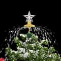 Miniatyrbillede 7 af 9: vidaXL juletræ med snefald paraplyfod 75 cm grøn