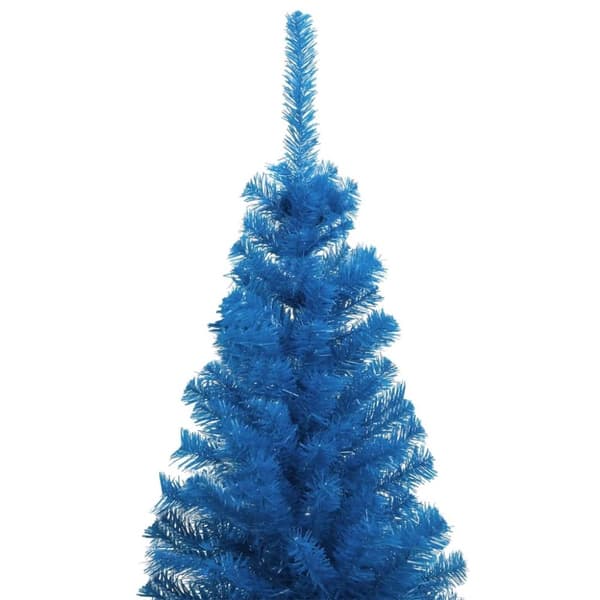 vidaXL Plastgran med fot blå 210 cm PVC