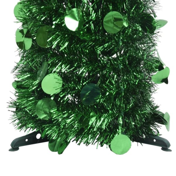 vidaXL Pop-up plastgran grön 120 cm PET