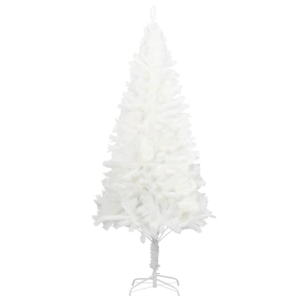 vidaXL kunstigt juletræ med naturtro nåle 120 cm hvid