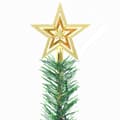 Miniatyrbillede 6 af 9: vidaXL kunstigt juletræ med lys og julekugler 64 cm grøn