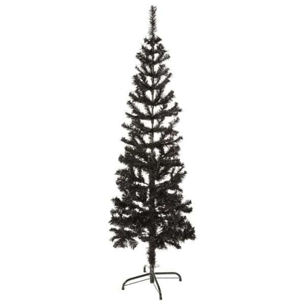 vidaXL Julgran smal svart 150 cm