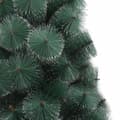 Miniatyrbillede 4 af 7: vidaXL kunstigt juletræ med fod 150 cm PET grøn