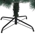 Miniatyrbillede 5 af 7: vidaXL kunstigt juletræ med fod 150 cm PET grøn