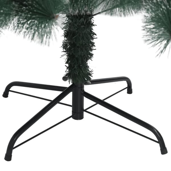 vidaXL Plastgran med fot grön 210 cm PET