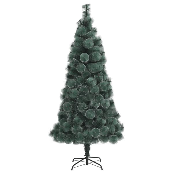 vidaXL Plastgran med fot grön 210 cm PET