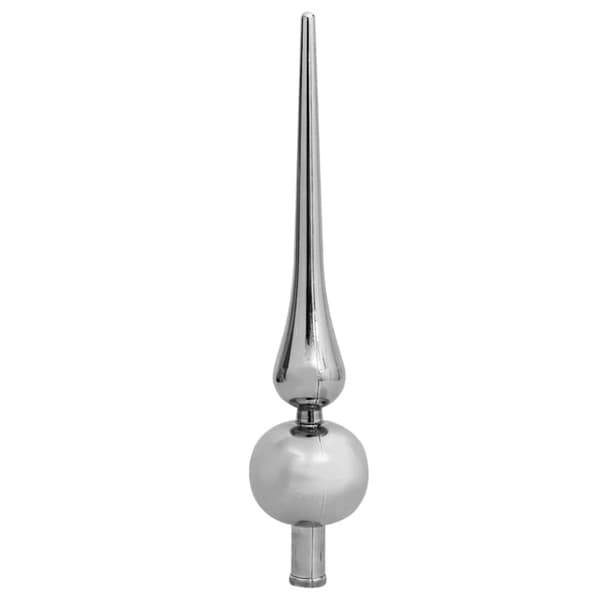 vidaXL Belyst plastgran med kulor svart 240 cm PVC