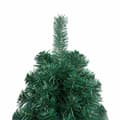 Pikkukuva 6 / 11: vidaXL Tekojoulukuusi puolikas palloilla esivalaistu vihr. 120 cm PVC