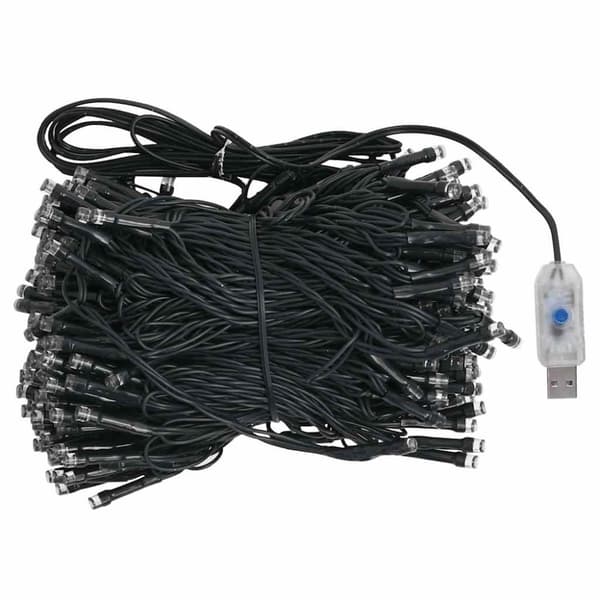 vidaXL Tekojoulukuusi palloilla esivalaistu sininen 120 cm PVC