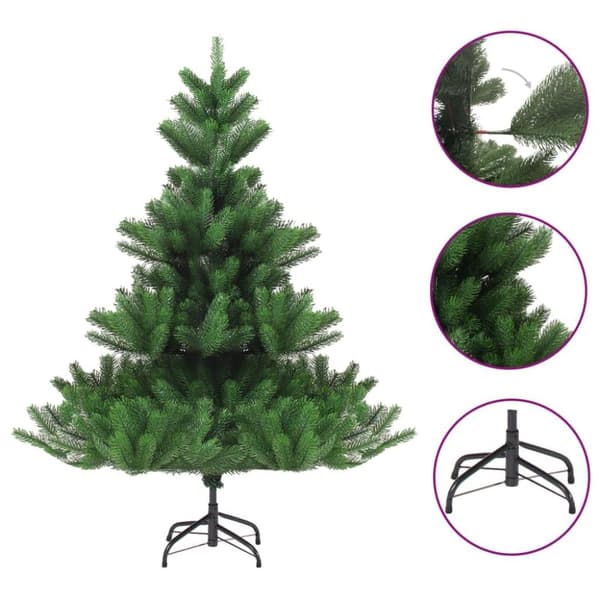 vidaXL kunstigt juletræ nordmannsgran 240 cm grøn