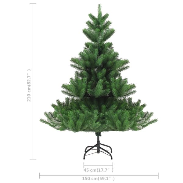 vidaXL Kaukasianpihta tekojoulukuusi vihreä 210 cm