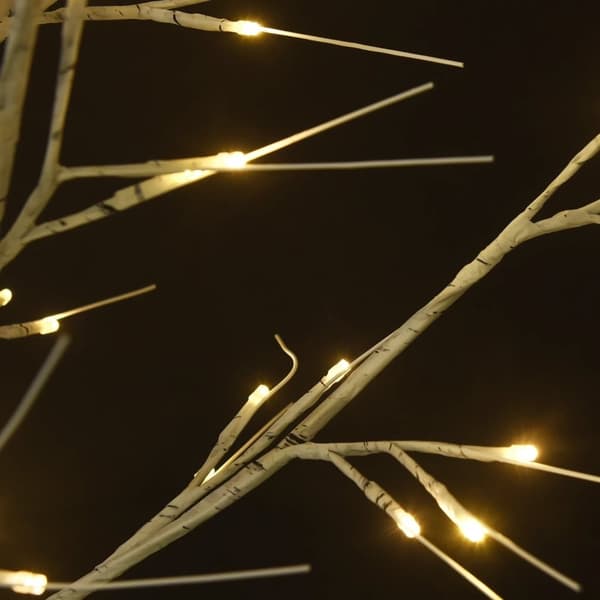 vidaXL Juletre 140 LED 1,5m varmhvit silje innendørs og utendørs