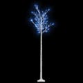Miniatyrbilde 2 av 8: vidaXL Juletre 200 LED-dioder 2,2m blå silje innendørs og utendørst