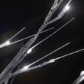 Miniatyrbillede 4 af 8: vidaXL lystræ 200 LED'er 2,2 m indendørs/udendørs pil koldt hvidt lys