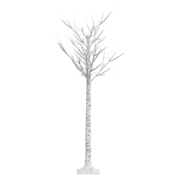 vidaXL Plastgran 140 LED 1,5 m pil blått ljus inomhus/utomhus