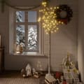 Miniatyrbilde 1 av 8: vidaXL Juletre 180 LED 1,8m varmhvit silje innendørs og utendørs