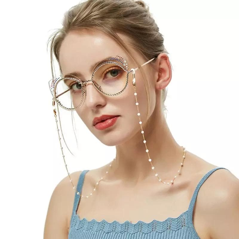 Pearl chain eyewear Glasögon kedja