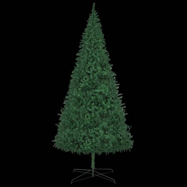 vidaXL Tekojoulukuusi esivalaistu vihreä 400 cm