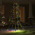 Pikkukuva 4 / 9: vidaXL Kartiojoulukuusi 160 LED-valoa sisä/ulkokäyttöön 78x120 cm
