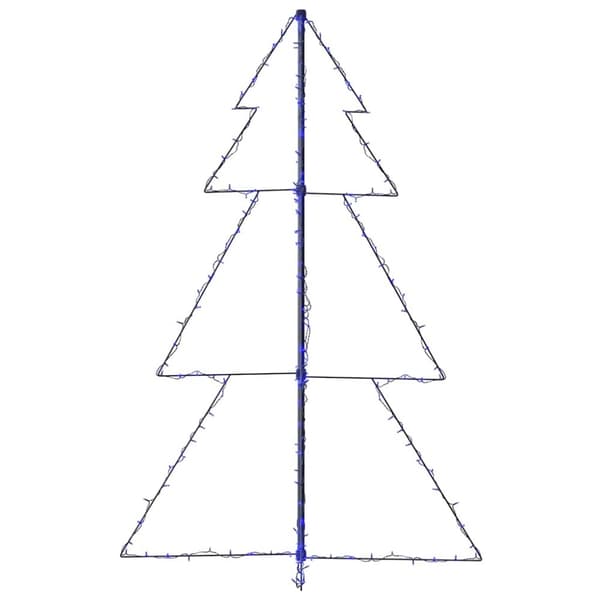 vidaXL Kartiojoulukuusi 200 LED-valoa sisä-/ulkokäyttöön 98x150 cm