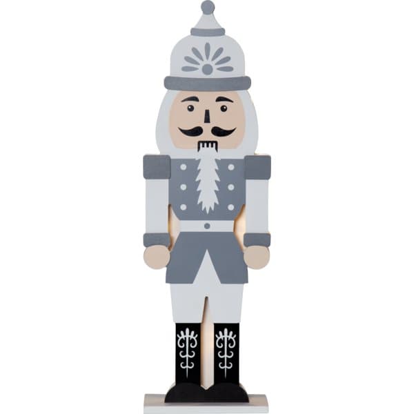 Bordsdekoration nötknäppare vit