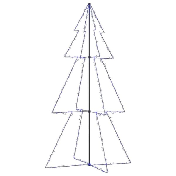 vidaXL Kartiojoulukuusi 300 LED-valoa sisä-/ulkokäyttöön 120x220 cm