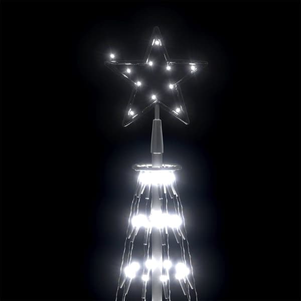 vidaXL Kartiojoulukuusi 752 lämpimän valkoista LED-valoa 160x500 cm