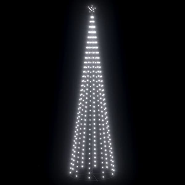 vidaXL Kartiojoulukuusi 752 lämpimän valkoista LED-valoa 160x500 cm