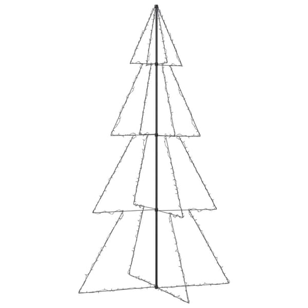 vidaXL Kartiojoulukuusi 360 -LED-valoa sisä/ulkokäyttöön 143x250 cm