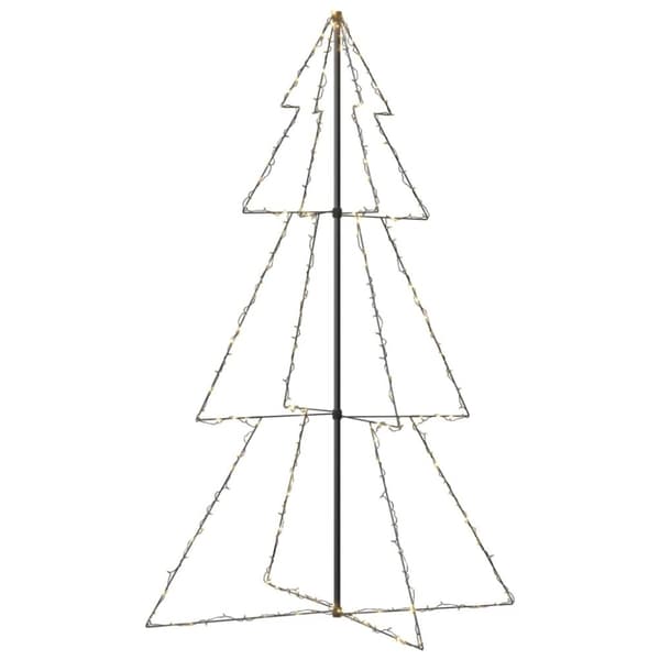 vidaXL Juletre kjegle 240 LED innendørs og utendørs 118x180 cm