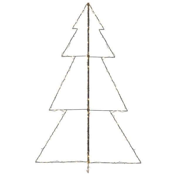 vidaXL Juletre kjegle 240 LED innendørs og utendørs 118x180 cm