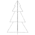 Miniatyrbillede 7 af 9: vidaXL lysende juletræ 118x180 cm 240 LED'er indendørs/udendørs
