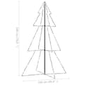 Miniatyrbillede 9 af 9: vidaXL lysende juletræ 118x180 cm 240 LED'er indendørs/udendørs