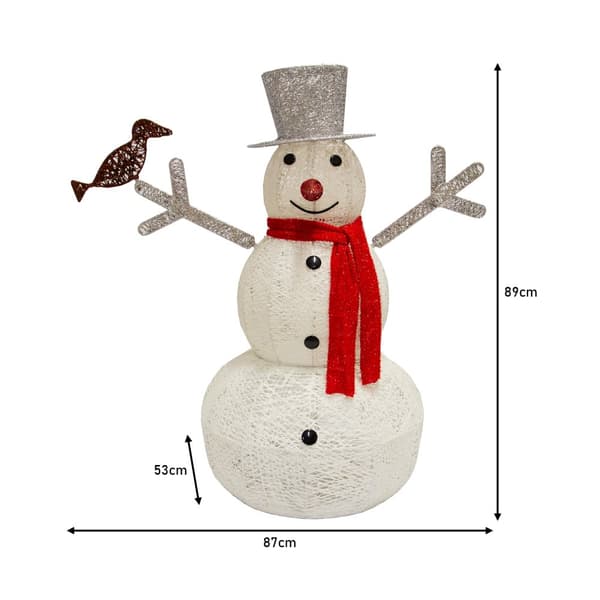 Juldekoration-Festlig Snögubbe | MonsterShop