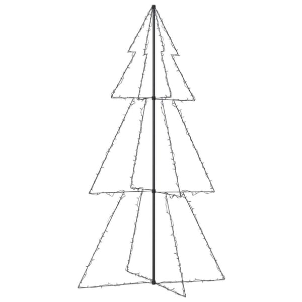 vidaXL Juletrekjegle 300 LED innendørs og utendørs 120x220 cm